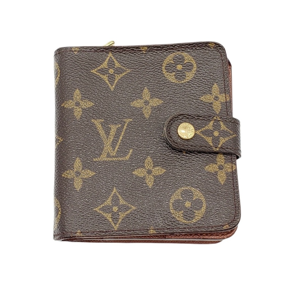 100% Authentic Louis Vuitton Bifold Compact Monogram Wallet